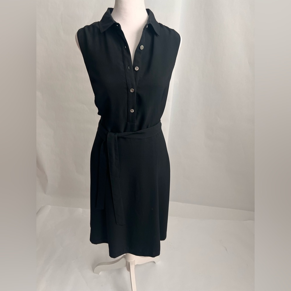 J McLaughlin black dress with colar